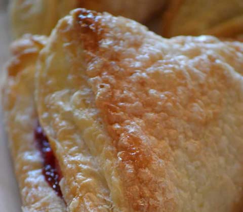 Baked Strawberry Turnovers
